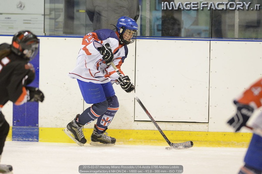 2015-02-07 Hockey Milano Rossoblu U14-Aosta 0766 Andrea Lodolo